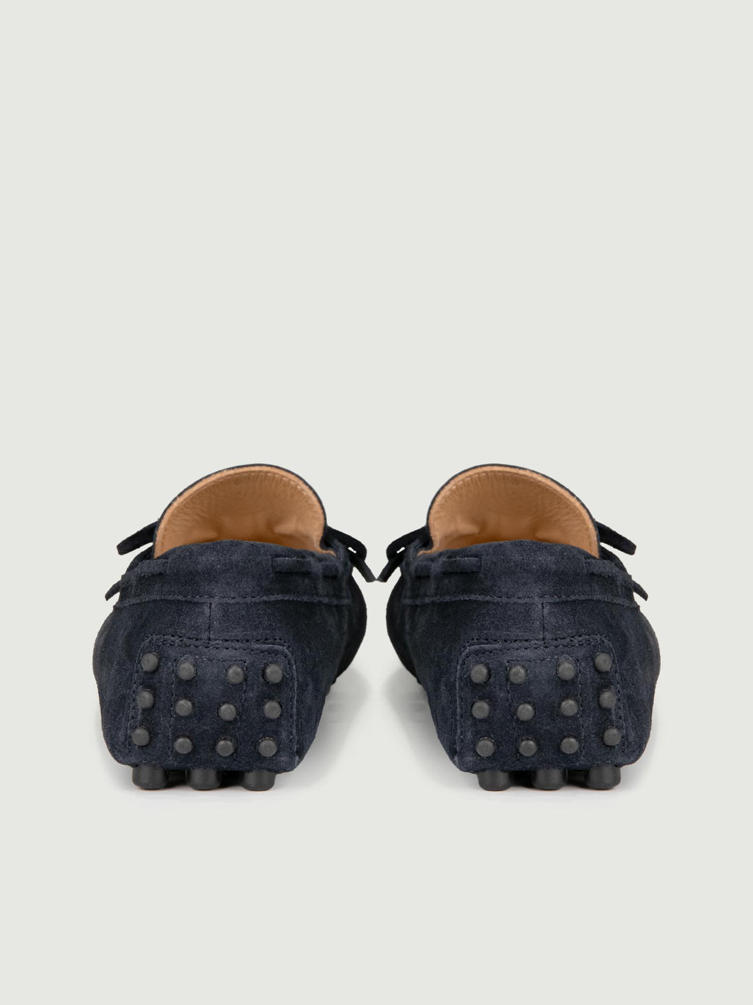 Mocassino gommini in pelle scamosciata navy KALEIDO 419 ANDREA MORANDO 