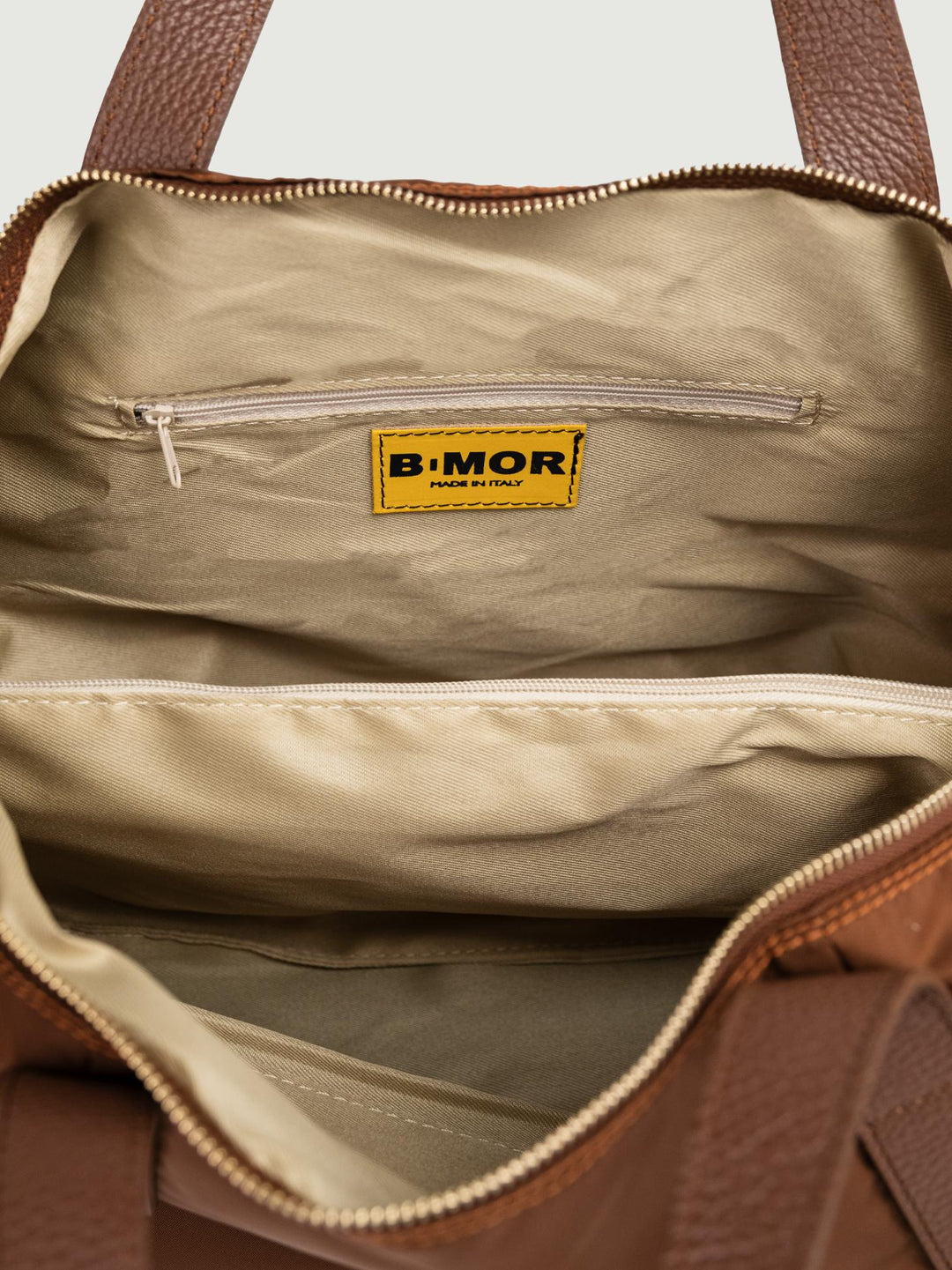 SHOPPER CARRY IN NYLON MARRONE CARRY T.MORO BIMOR 