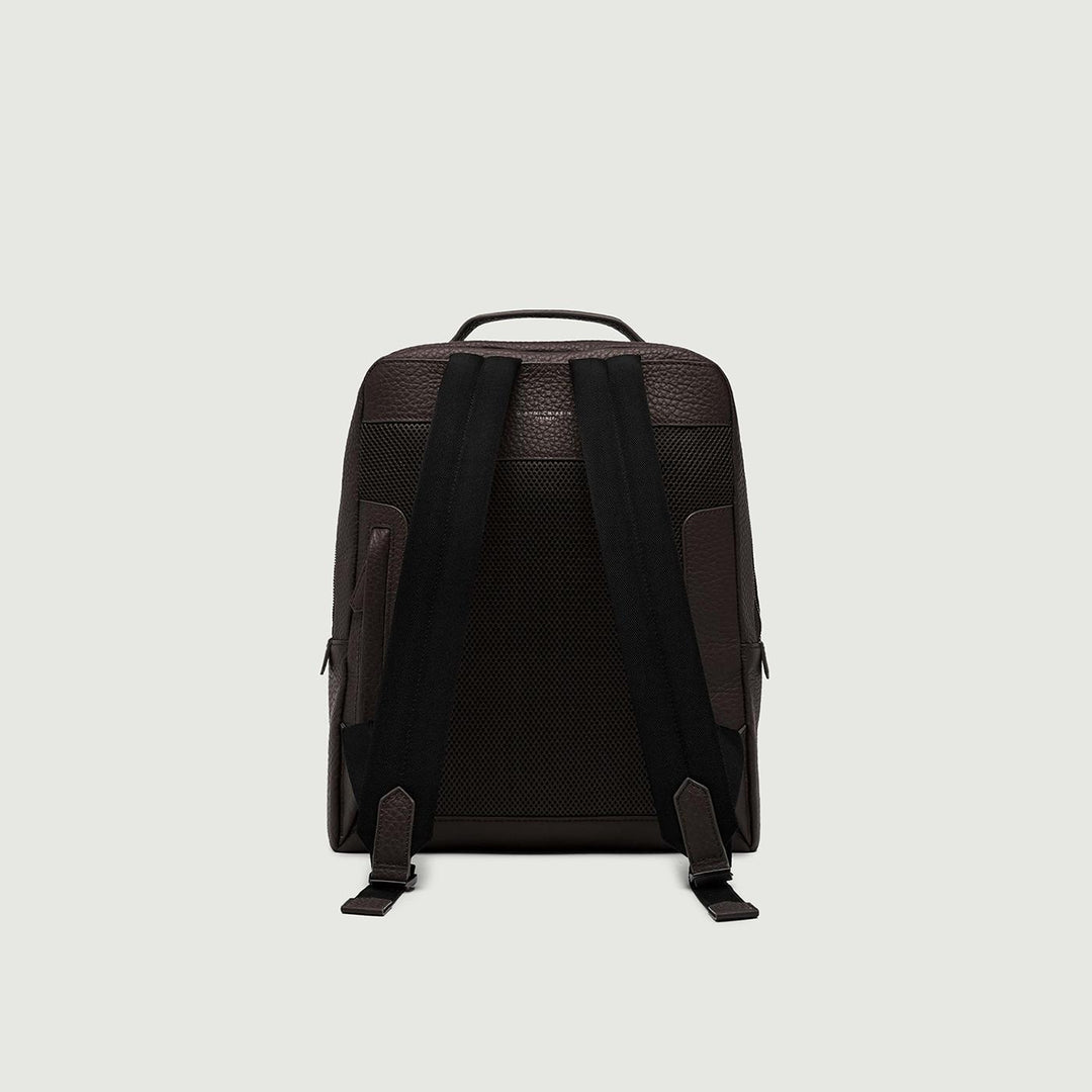 ZAINO FLORENCE IN PELLE MARTELLATA TESTA MORO ZNU B17813-1 QNT 221 GIANNI CHIARINI 