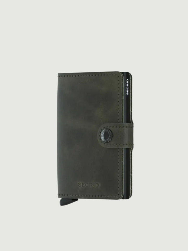 MINIWALLET VINTAGE OLIVE BLACK MV OLIVE/BLACK SECRID 