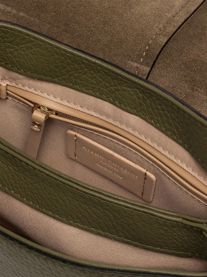 Borsa a spalla Helena Round color moss 11088 TKL-NA 1145 GIANNI CHIARINI 