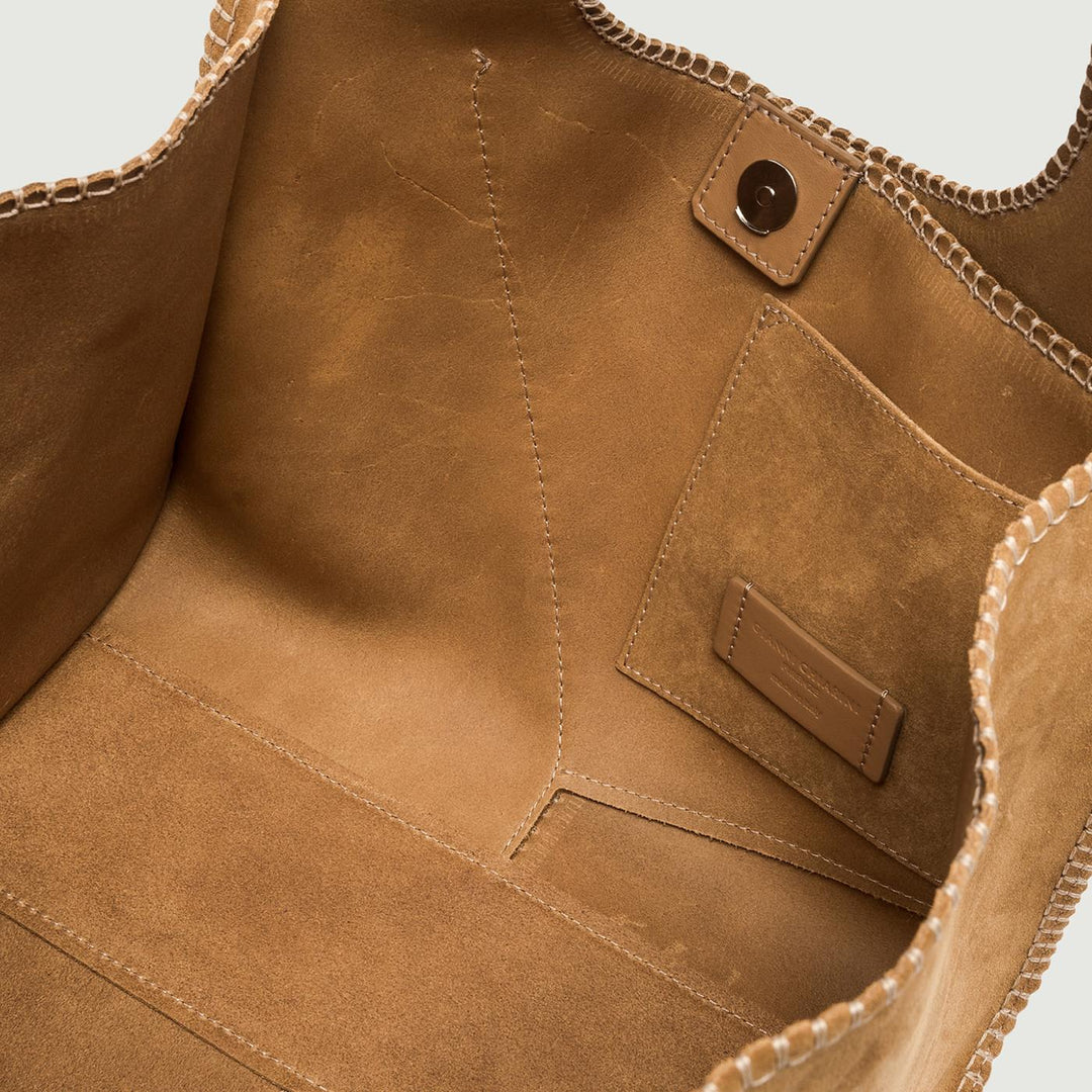 Borsa a spalla Euforia in camoscio Cuoio BS 10855 CMSTC 206 GIANNI CHIARINI 