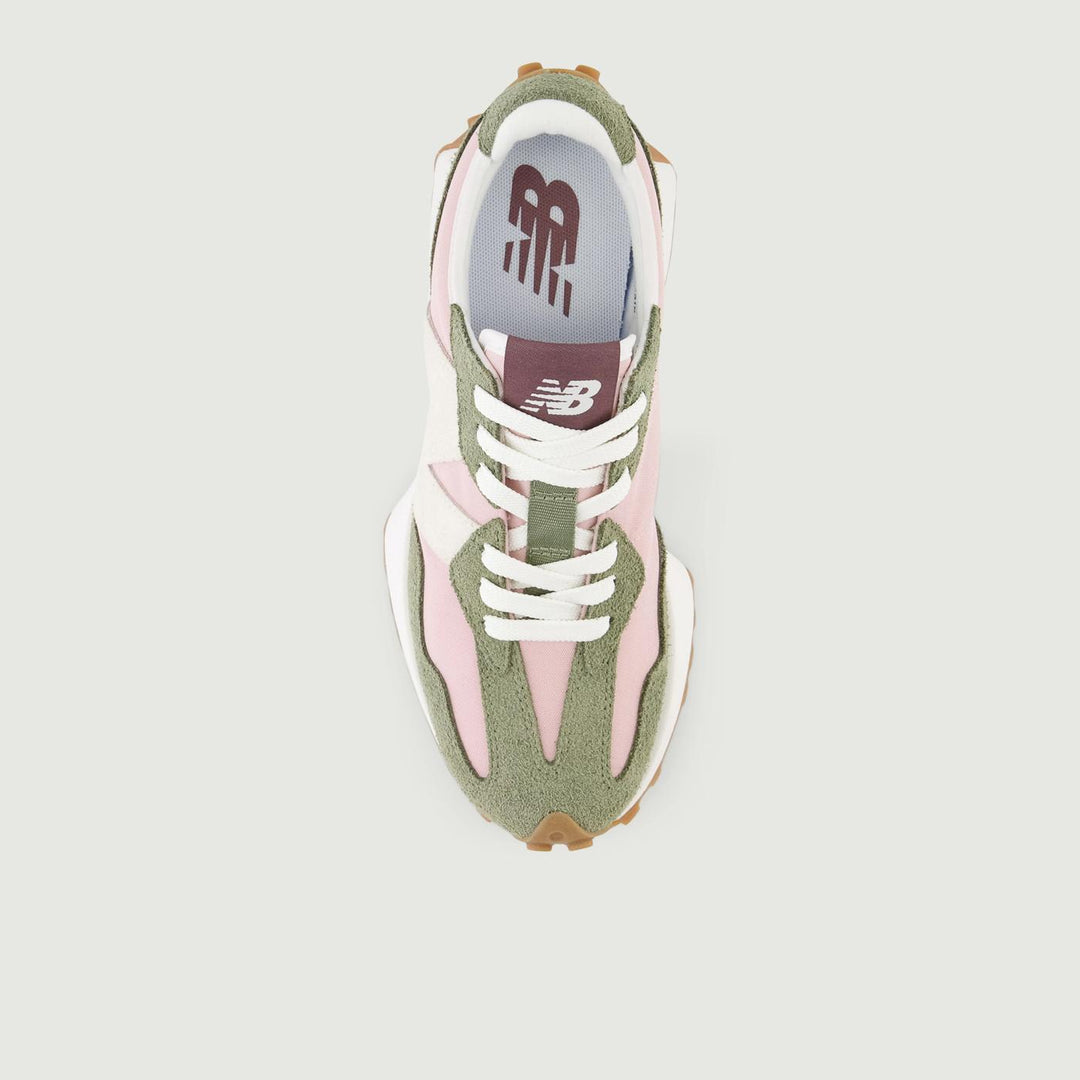 SNEAKER NEW BALANCE 327 OLIVA E ROSA WS327FT B NEW BALANCE 