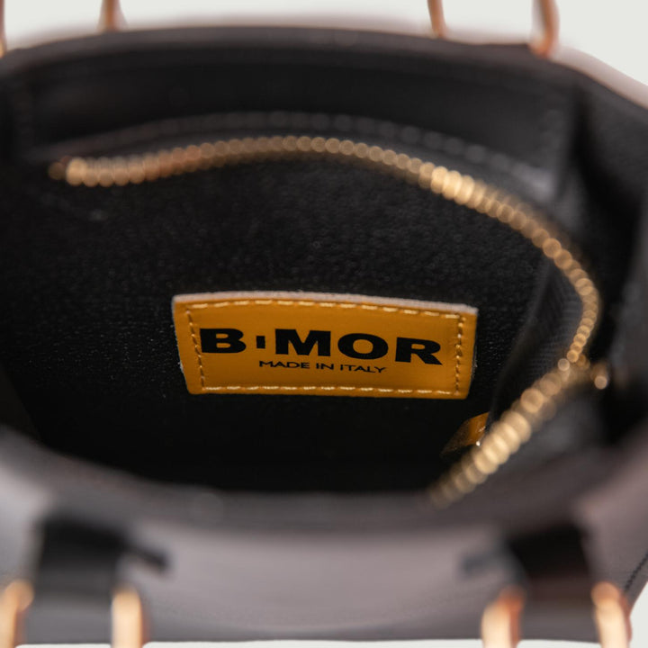 BORSA IN PELLE NERA BABY BABY NERO BIMOR 