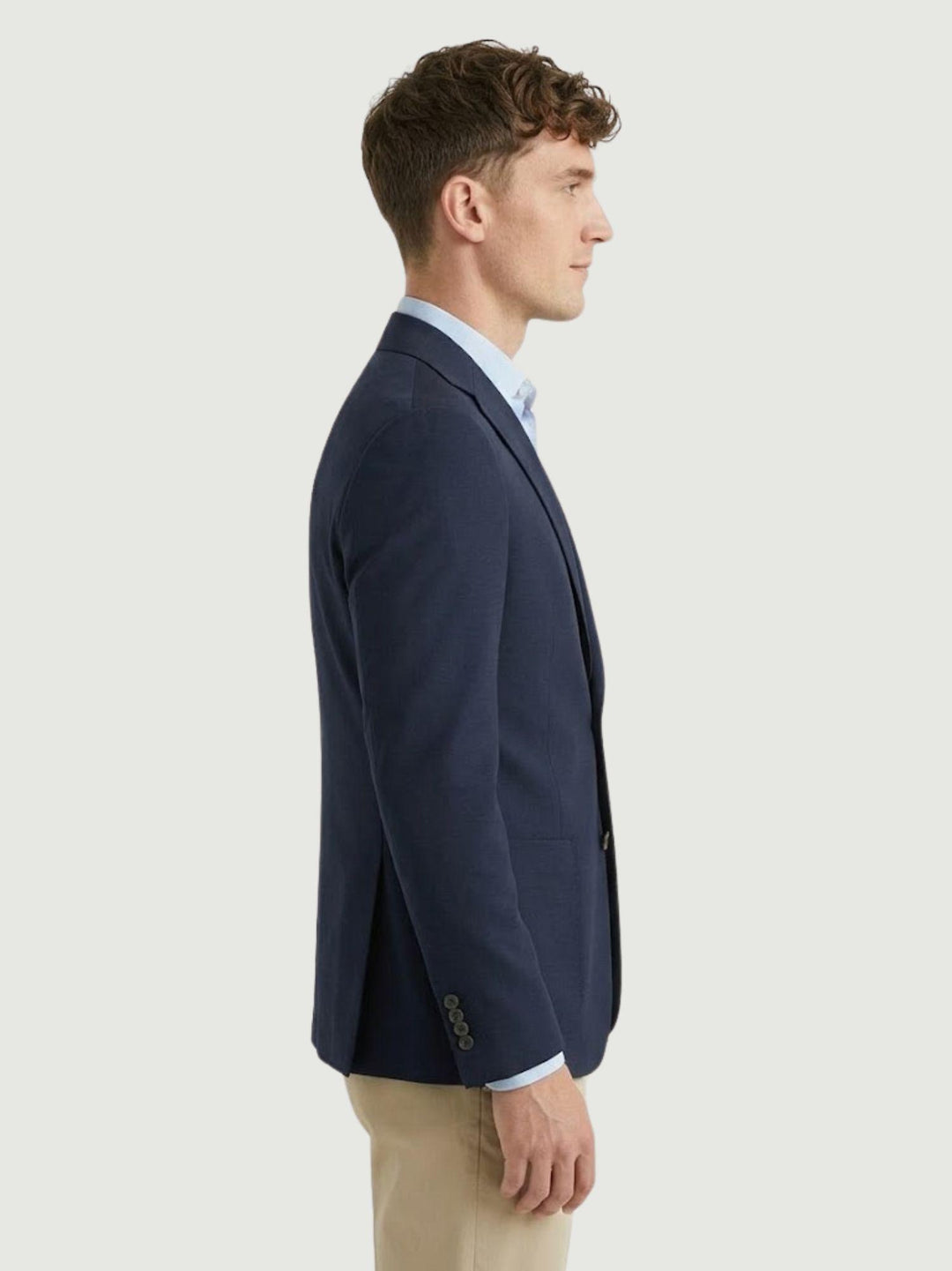 Blazer in jersey punto Milano navy CO0391 7000 ANDREA MORANDO 