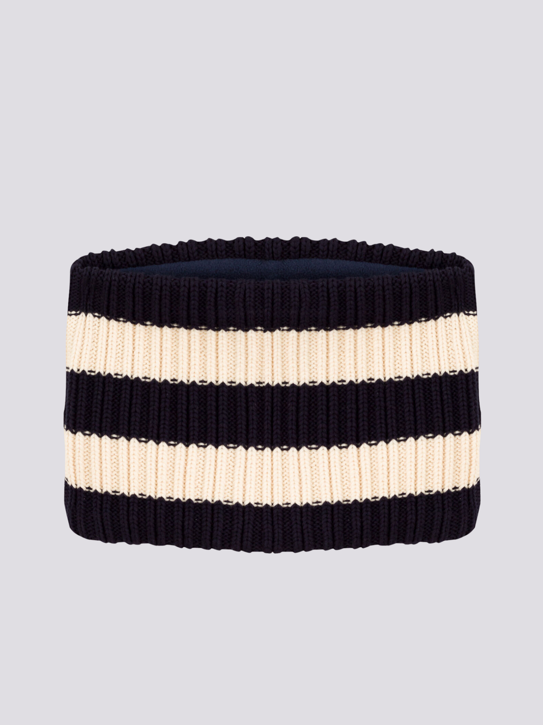 SNOOD IN MAGLIA A RIGHE CON FODERA IN PILE A08DX 03 PETIT BATEAU 