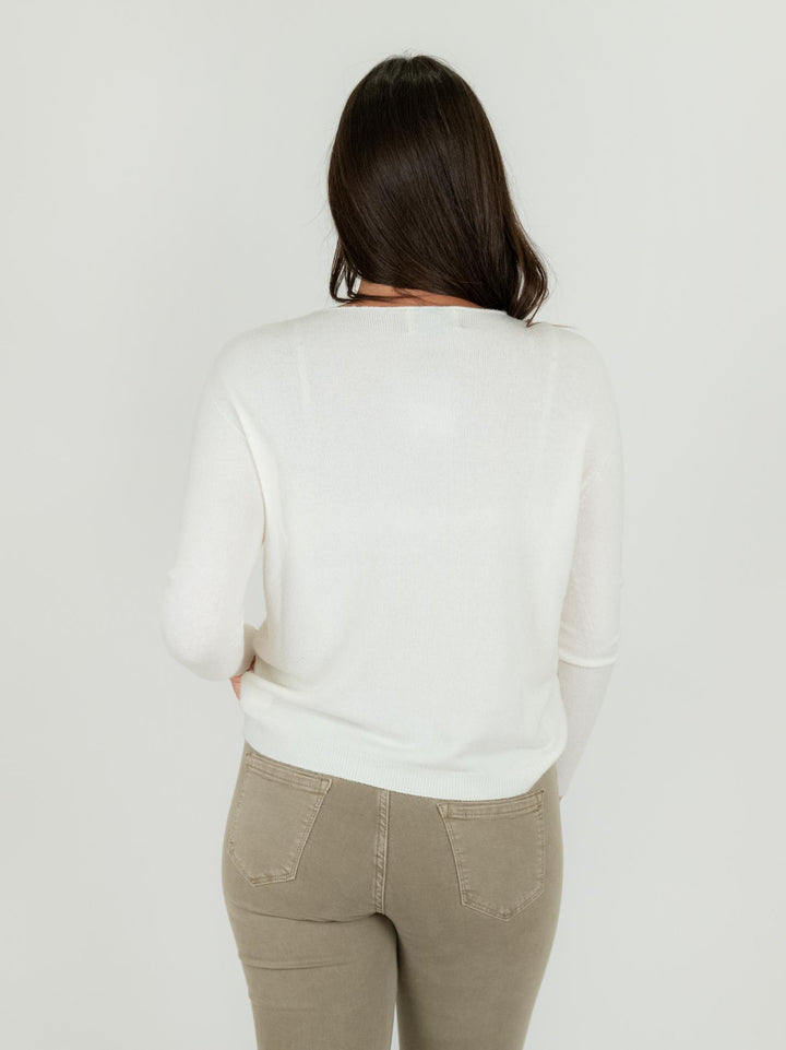 MAGLIA CON TASCHINE PANNA 0220/06 0248 BIMOR 