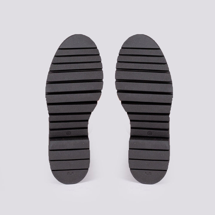 STIVALE IN PELLE CON CARRO ARMATO