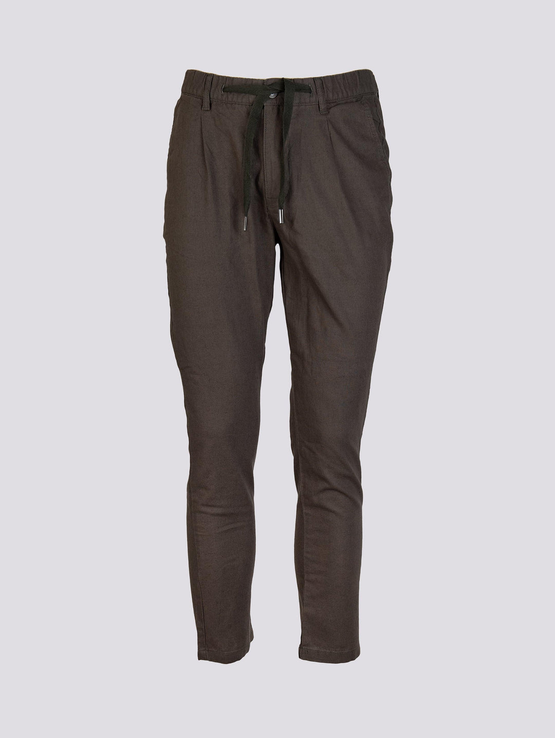 PANTALONE IN LINO E COTONE CON COULISSE