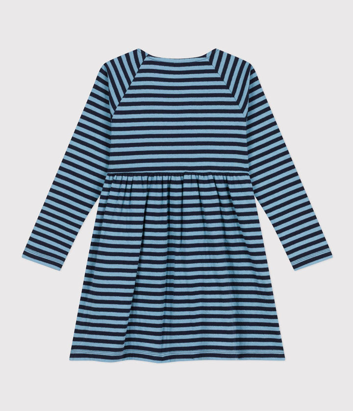 ABITO A RIGHE IN TUBIQUE A085C 01 PETIT BATEAU 