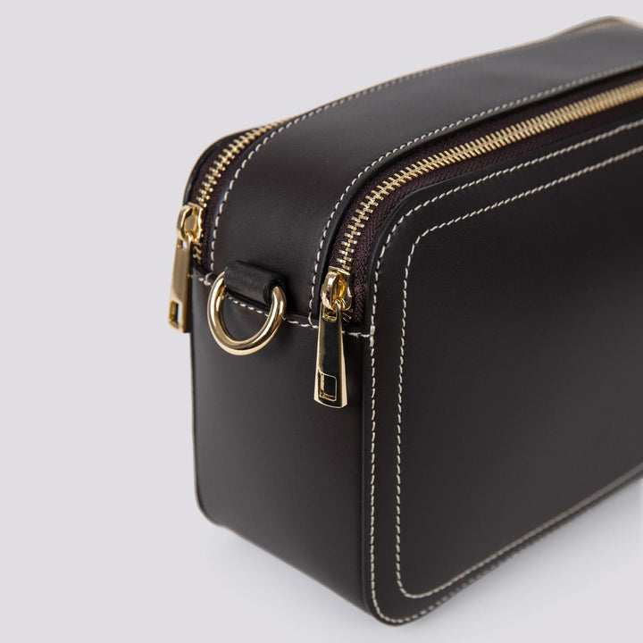 BORSA A TRACOLLA MAXI YOURS IN PELLE testa moro MAXI YOURS T MORO BIMOR 