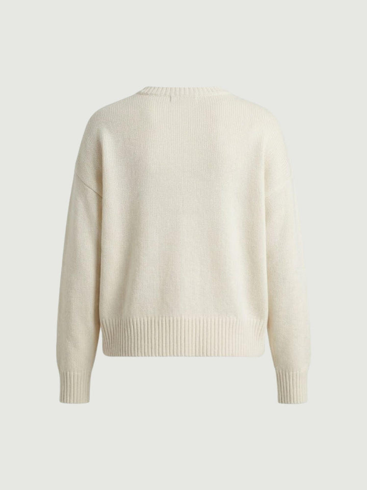 MAGLIA OVER 100% LANA PANNA WL788 PANNA ANDREA MORANDO 