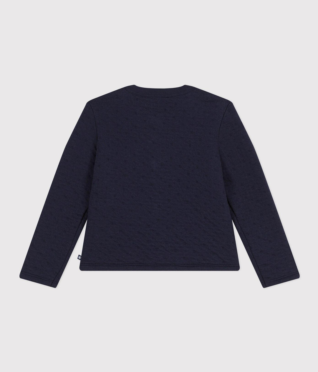 CARDIGAN IN TUBIQUE TRAPUNTATO BAMBINA A08DH 01 PETIT BATEAU 