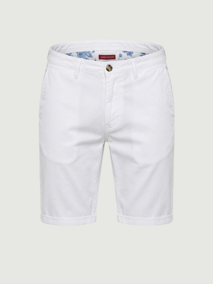 Bermuda in cotone bianchi BU26S29BEPA1461TWILL 101 ANDREA MORANDO 