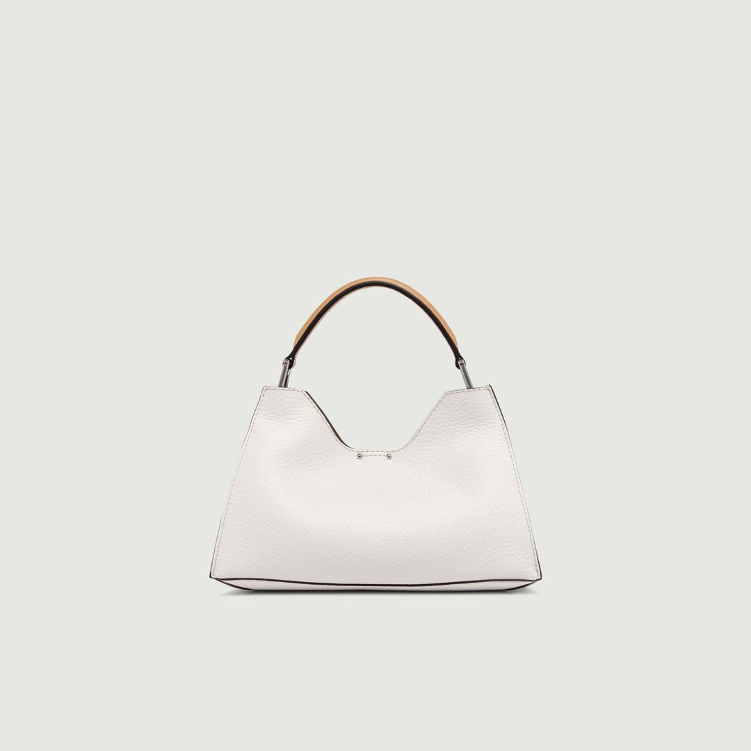 BORSA IN PELLE AURORA COLOR SABBIA BS 10565 RNGDBL-NA 13347 GIANNI CHIARINI 