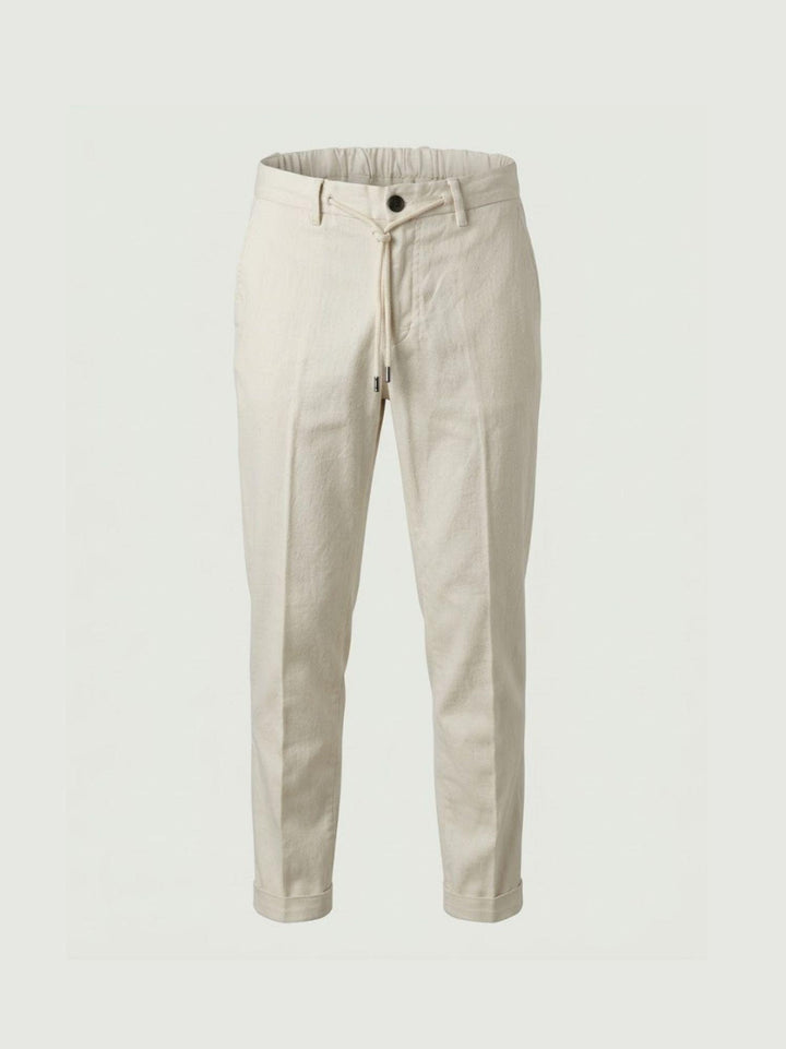 Pantalone in liocell con coulisse panama Y0007M 1001 ANDREA MORANDO 
