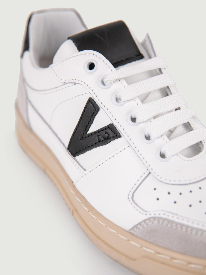 SNEAKER COLLEGE DETTAGLI NERI SUCOL NE V2 