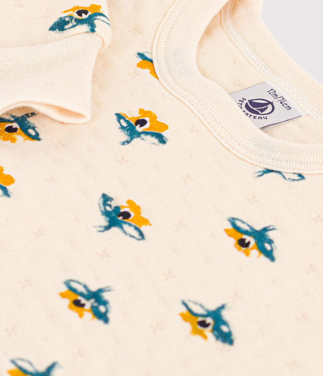 FELPA IN TUBIQUE TRAPUNTATO A08R8 01 PETIT BATEAU 
