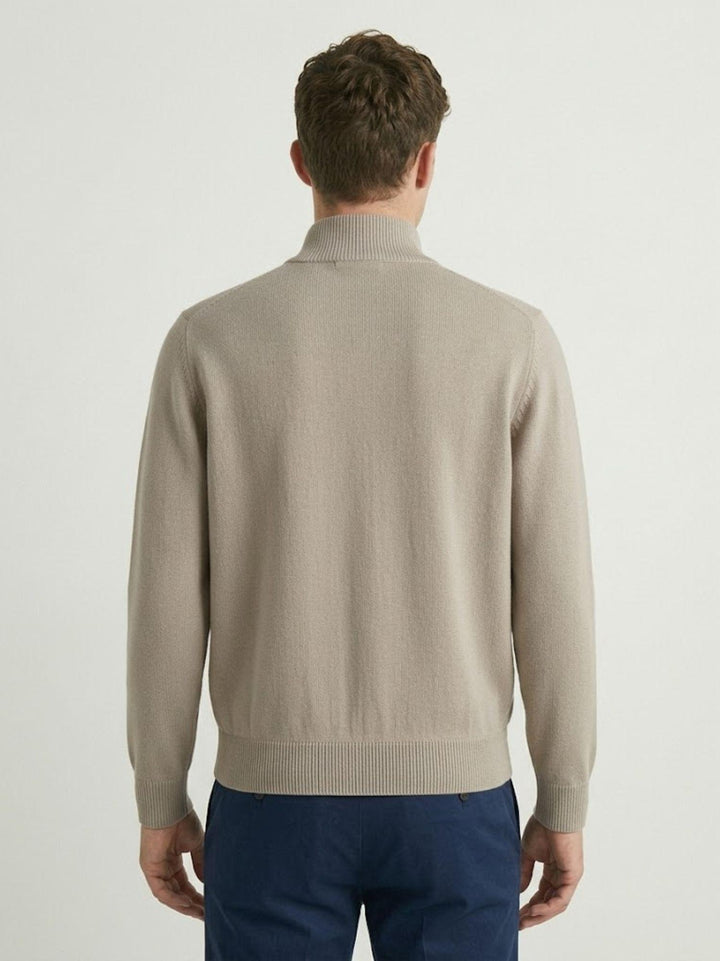 Giacca Riverside Knit in camoscio e maglia sabbia RIVERSIDE 11 JACK LEATHER 
