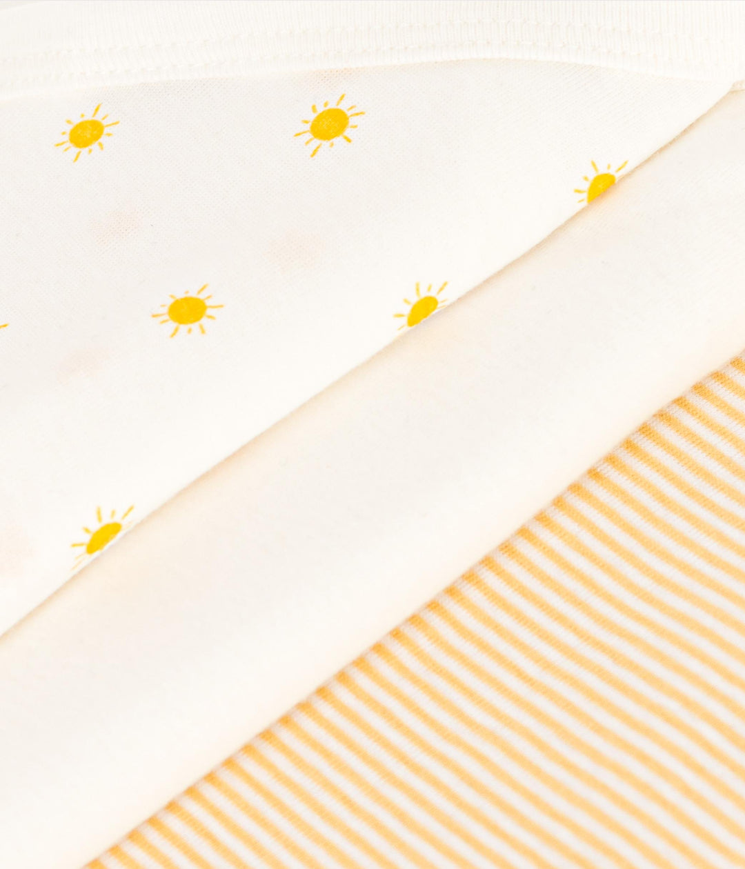 CONFEZIONE DA 3 BODY INCROCIATI IN COTONE BEBÈ A09UQ 98 PETIT BATEAU 