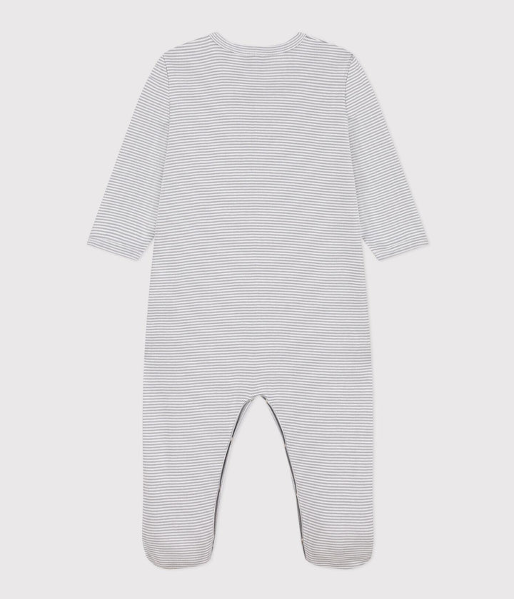 PIGIAMA BEBÈ IN COTONE MILLERIGHE A0846 03 PETIT BATEAU 