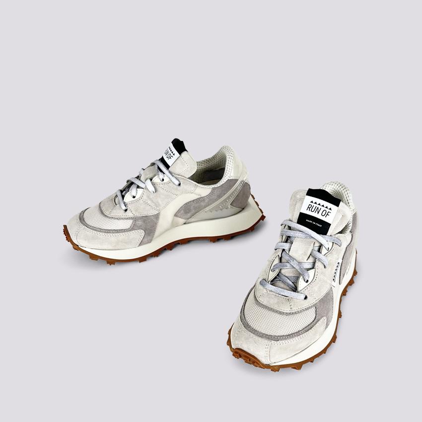 Sneaker Run Of BODRUM Finch GHIACCIO E TORTORA FINCH W 9377 RUN OF 