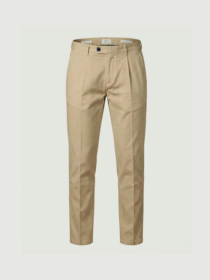 Pantalone chino con pences in cotone beige T623THI 748 NOLAB 