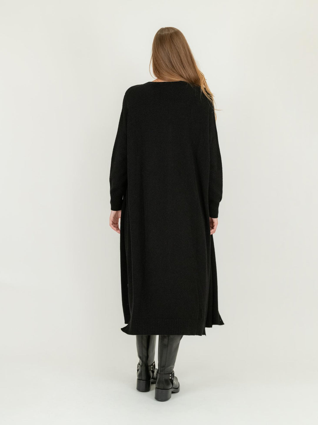 CARDIGAN LUNGO NERO 0570/134 0010 BIMOR 