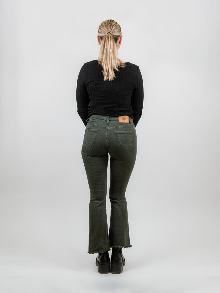PANTALONE 5 TASCHE SFRANGIATO MILITARE 6826/26 MILITARE ANDREA MORANDO 