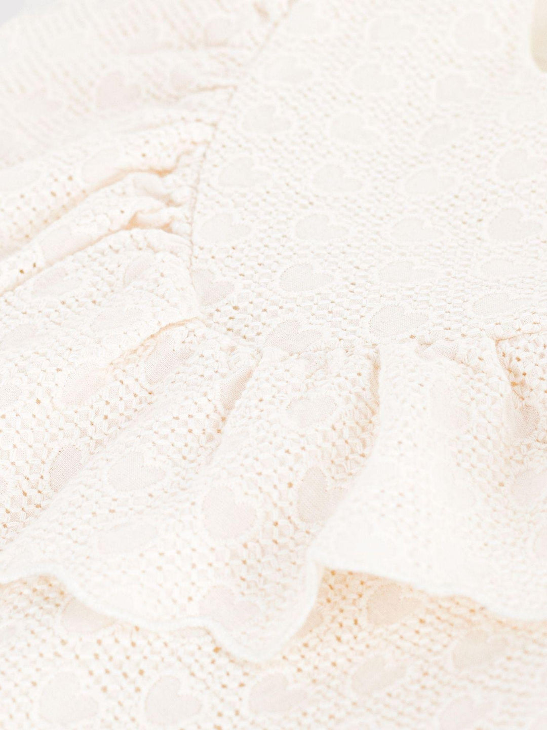 Vestito in sangallo traforato bianco A0EZY 01 PETIT BATEAU 