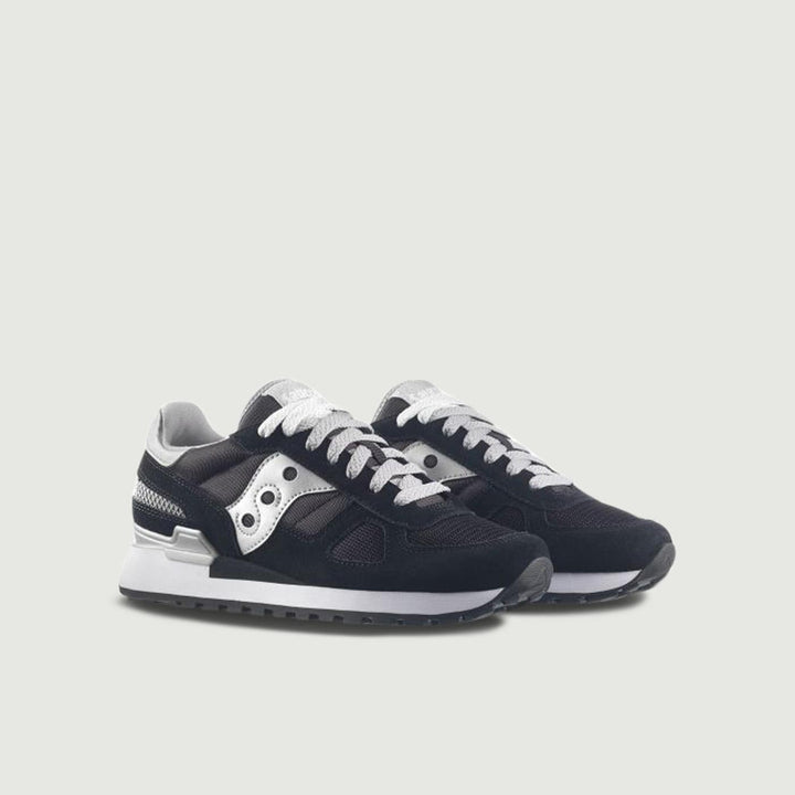 Sneaker Saucony Shadow Original nero e argento