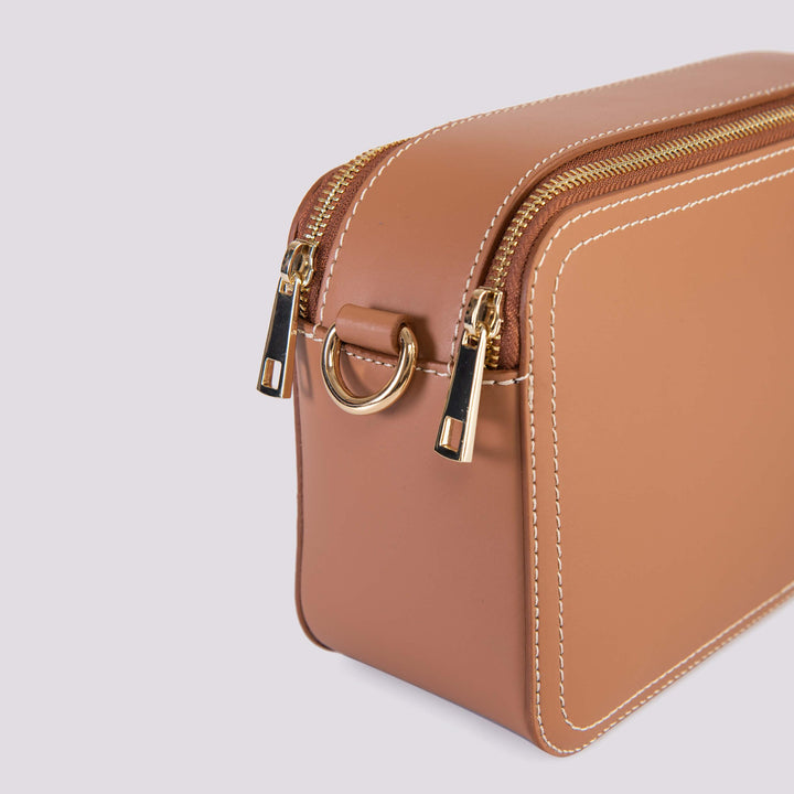 BORSA A TRACOLLA   MAXI YOURS IN PELLE CUOIO MAXI YOURS CUOIO BIMOR 
