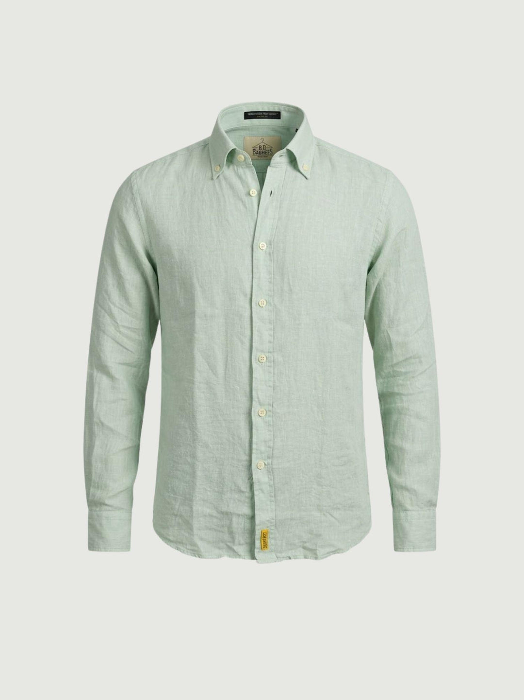 Camicia Bradford in lino verde chiaro BRAD/TC162 V17 BAGGIES 