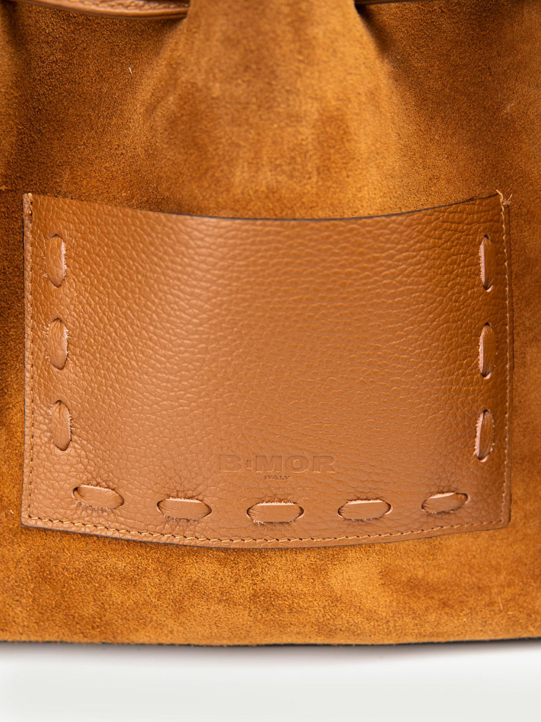 BORSA POCAHONTAS IN CAMOSCIO CUOIO POCAHONTAS CUOIO BIMOR 