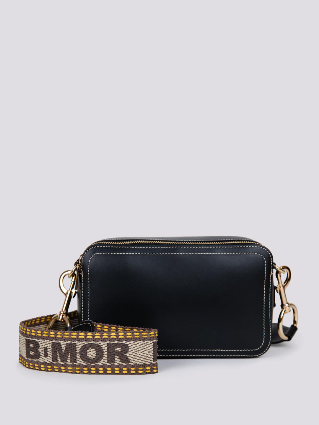 BORSA A TRACOLLA MAXI YOURS IN PELLE NERA MAXI YOURS NERO BIMOR 
