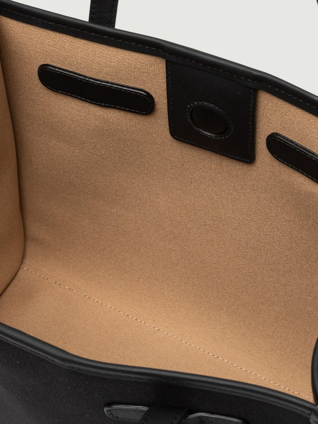 Shopping Marcella in canvas nera BS 6849/COMM CNV-SE 4250 GIANNI CHIARINI 