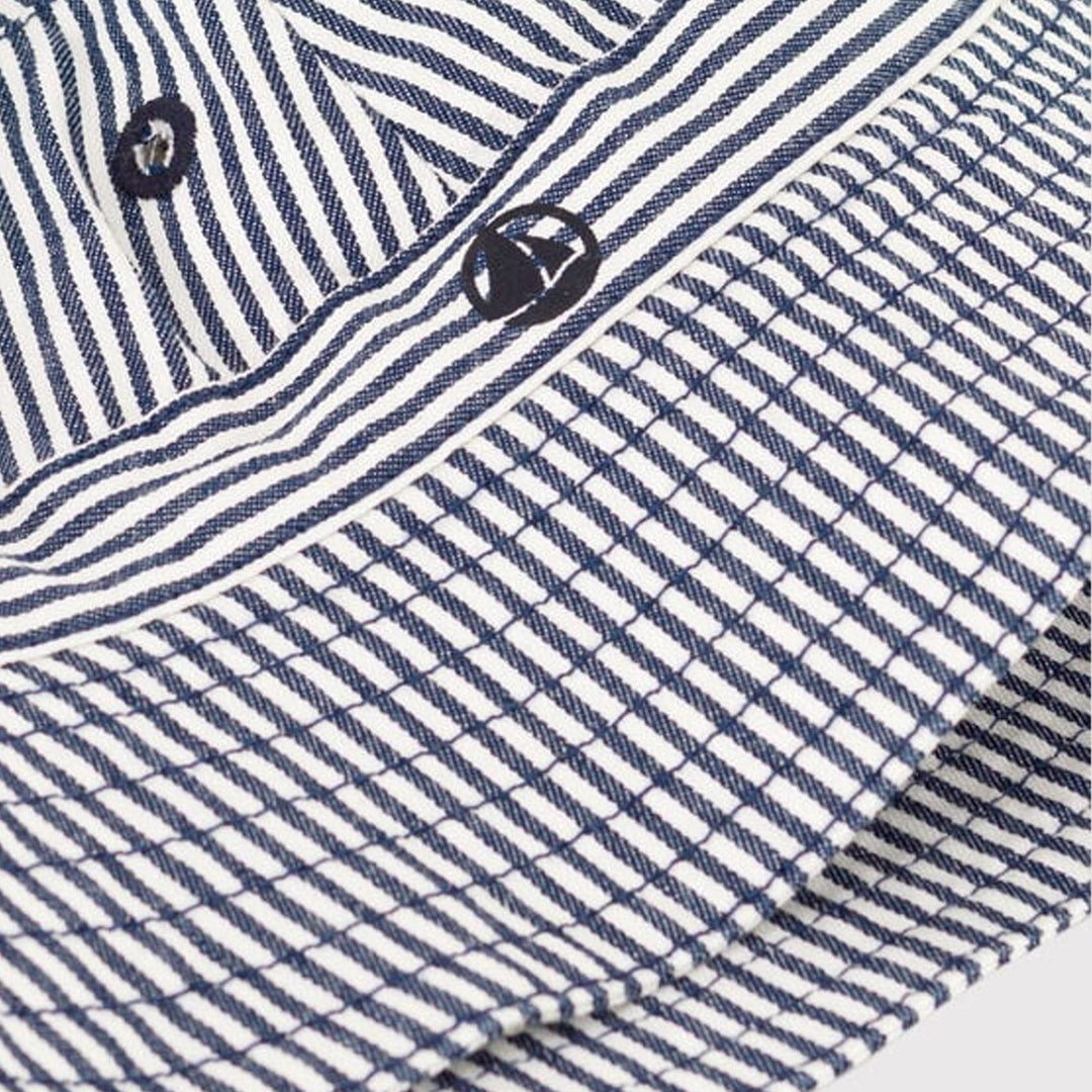 Bob in serge a righe bambino A06T8 01 PETIT BATEAU 