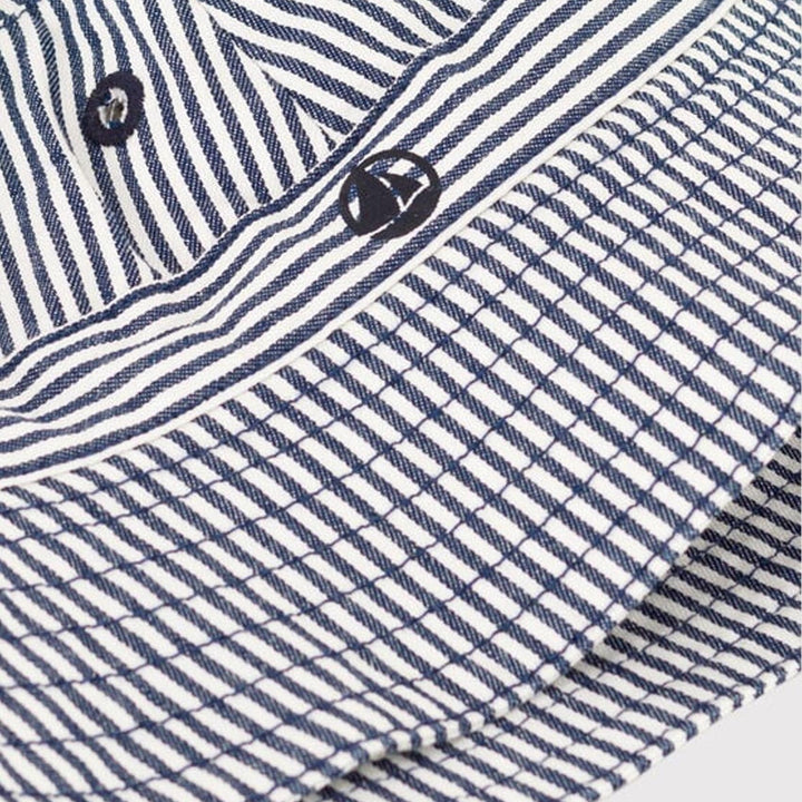 Bob in serge a righe bambino A06T8 01 PETIT BATEAU 