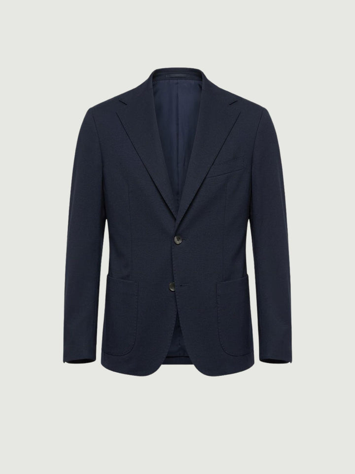 Blazer in jersey punto Milano navy CO0391 7000 ANDREA MORANDO 