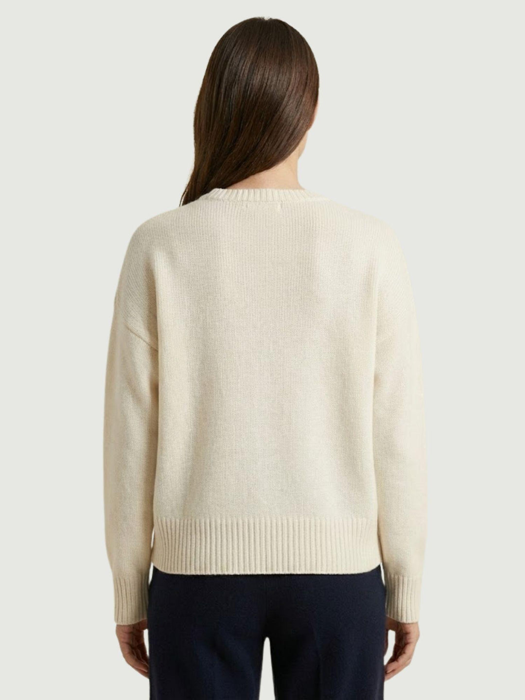 MAGLIA OVER 100% LANA PANNA WL788 PANNA ANDREA MORANDO 