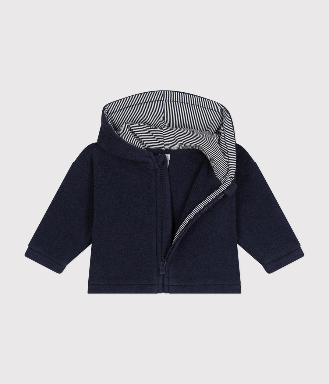 Felpa blu per bebè di pile A0BFK 01 PETIT BATEAU 