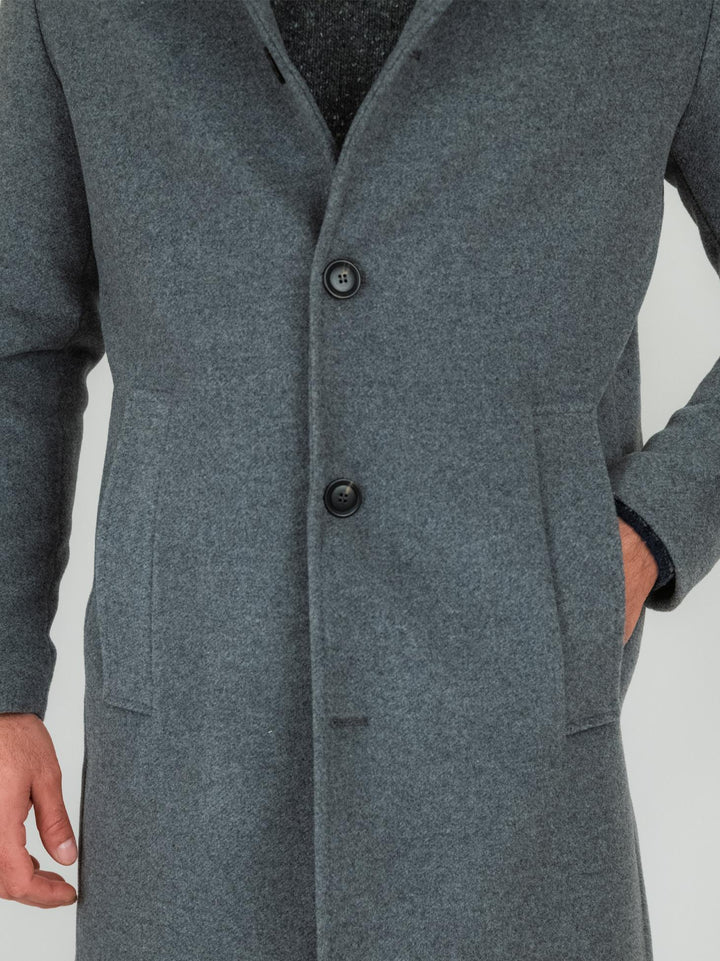 CAPPOTTO MODELLO LODEN GRIGIO