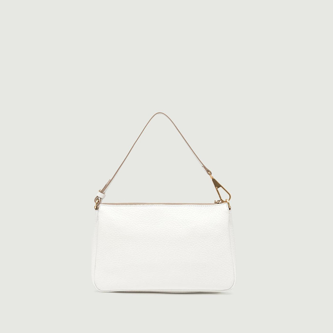 Borsa a spalla Brooke in pelle bianca BS 10911 TKL 008 GIANNI CHIARINI 