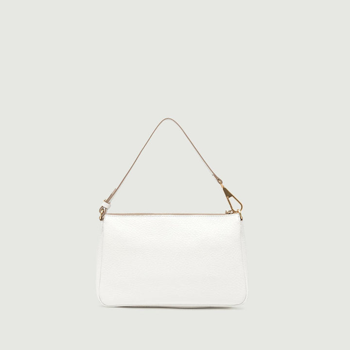 Borsa a spalla Brooke in pelle bianca BS 10911 TKL 008 GIANNI CHIARINI 