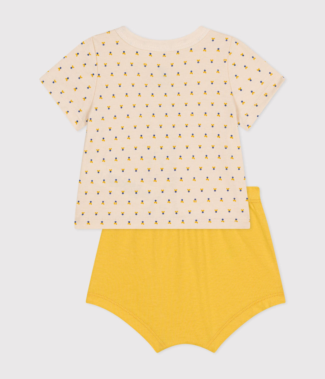 COMPLETO 2 PEZZI IN JERSEY LEGGERO BEBÈ A09JB 03 PETIT BATEAU 