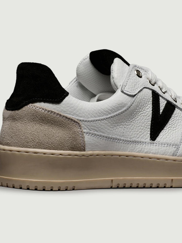Sneaker College bianca con dettaglio nero SUCOL NE V2 