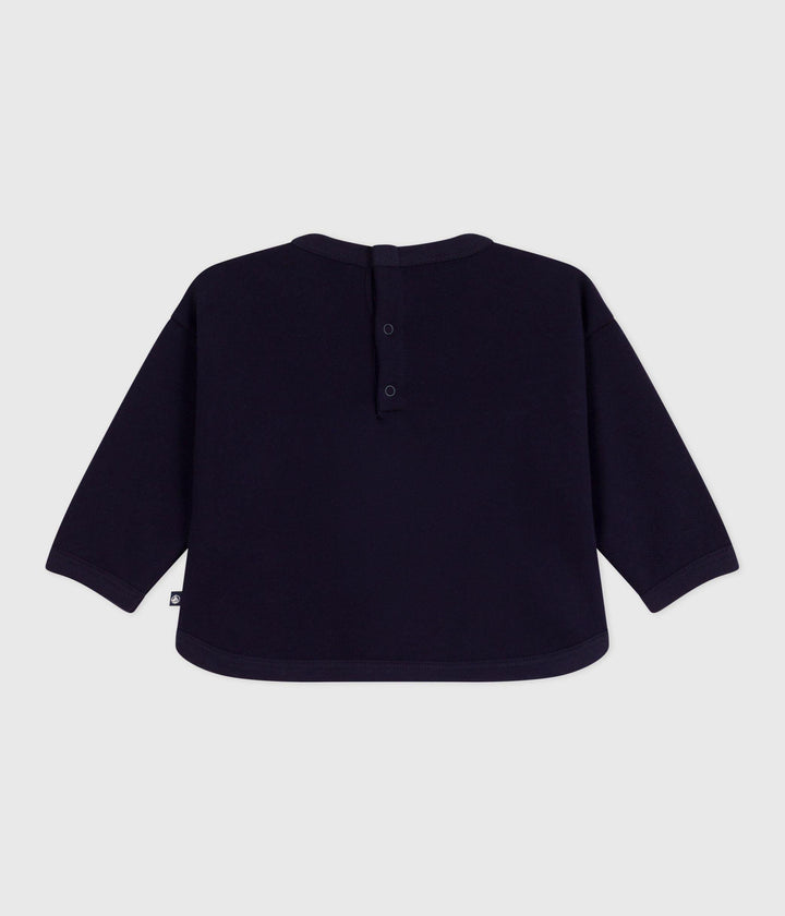 Felpa in cotone con elefante neonato A0EIP 01 PETIT BATEAU 