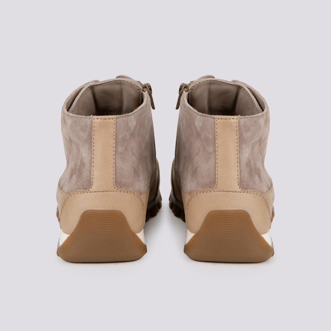 Sneaker JANIS MID in camoscio tortora 2017967 011E54 CANDICE COOPER 