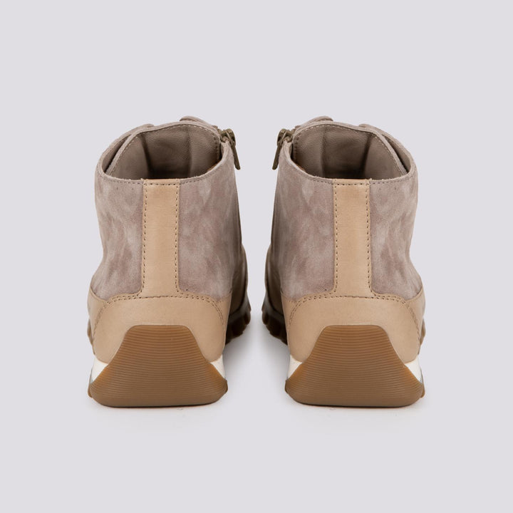 Sneaker JANIS MID in camoscio tortora 2017967 011E54 CANDICE COOPER 