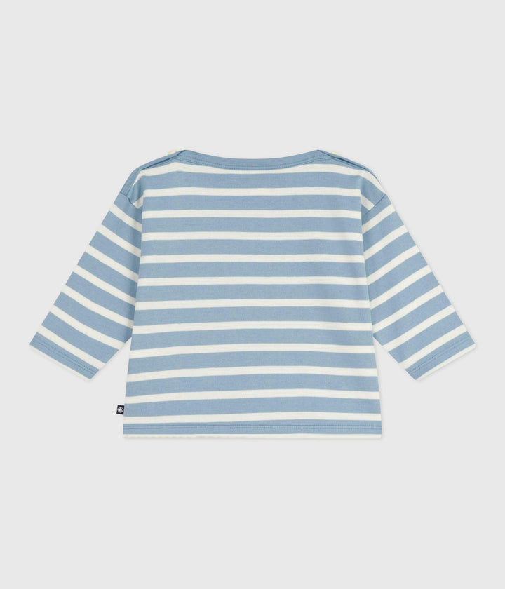 Marinière in cotone azzurra A0EE8 02 PETIT BATEAU 